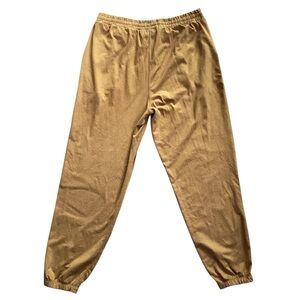 Vuori Women’s Boyfriend Joggers in Mustard Yellow SZ M